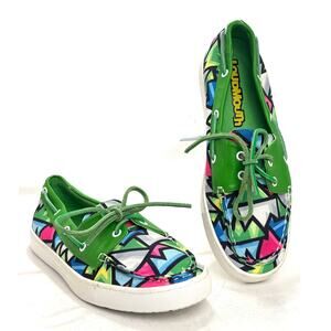 LoudMouth Size 8.5 Mens Boat Shoes Lime Green